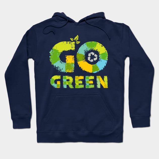 Go Green Hoodie by kimmieshops